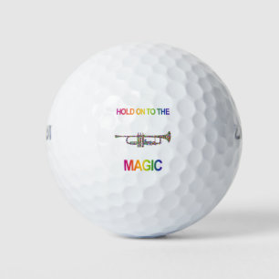 PELOTAS DE GOLF MANTÉNGASE HASTA EL TRUMPET MÚSICO MÁGICO