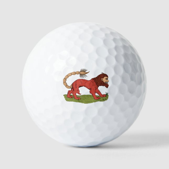 Pelotas De Golf Mantícora (Anverso)