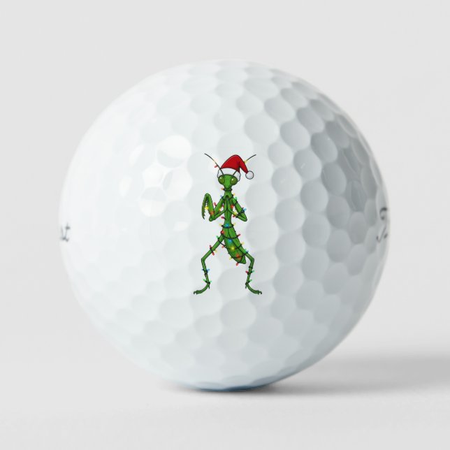 Pelotas De Golf Mantis religiosa Navidad Insecto Bug (Anverso)