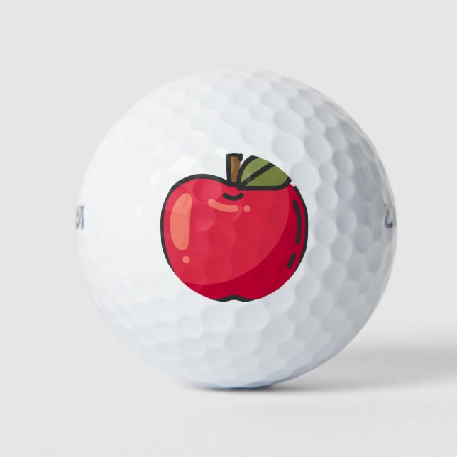 Pelotas De Golf manzana (Anverso)