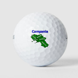 Pelotas De Golf Mapa de Campania con Provincias