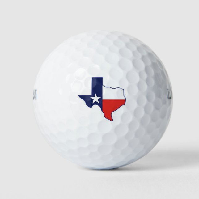PELOTAS DE GOLF MAPA DE TEXAS (Anverso)