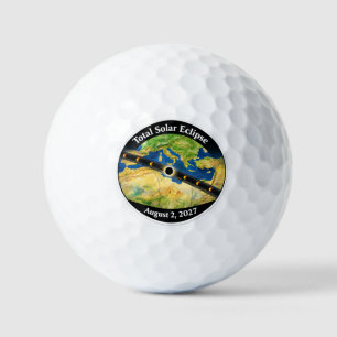 Pelotas De Golf Mapa del eclipse solar total de 2027