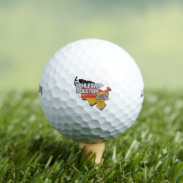 Pelotas De Golf Mapa federal de Alemania de Schleswig-Holstein