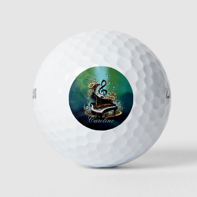 Pelotas De Golf Maravilloso piano curvado (Anverso)