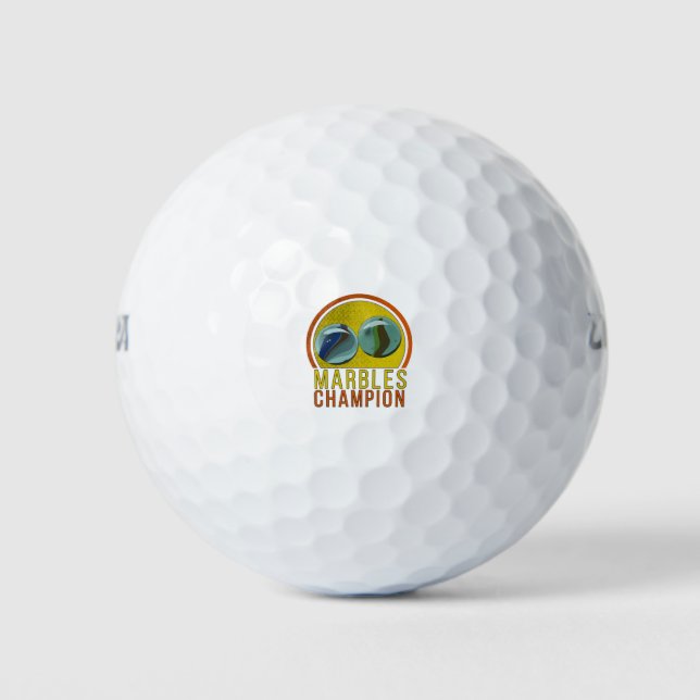 Pelotas De Golf Marbles Champion (Anverso)