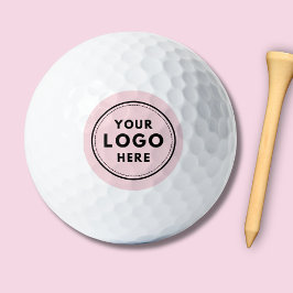 Pelotas De Golf Marca comercial con logotipo de Personalizado rosa