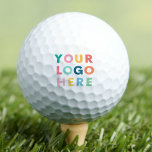 Pelotas De Golf Marca de logotipo comercial de empresa personaliza<br><div class="desc">Bolas de personalizado con logotipo comercial de marca. Sube tu propio logo y ahí está. Sus propias pelotas de golf de negocios de personalizado. ¿No es mágico? Saludos al Club Magique</div>
