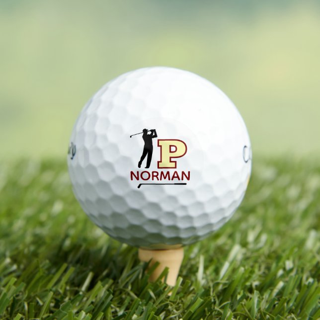 Pelotas De Golf Marca inicial personalizada para identificar golfi (Camiseta in situ)