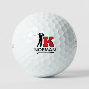 Pelotas De Golf Marca Roja Inicial Personal - para identificar al 