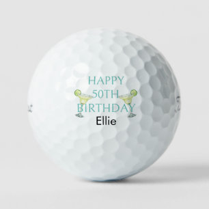 Pelotas De Golf Margarita feliz 50 cumpleaños Titleist Pro V1