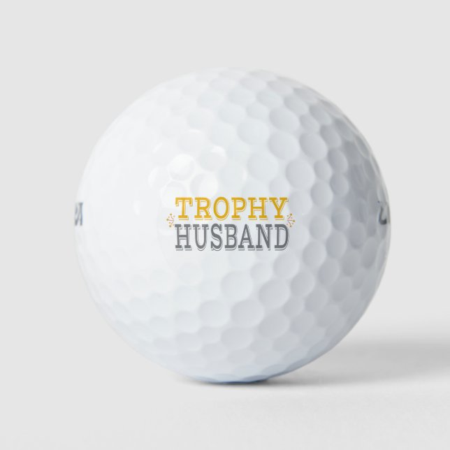 Pelotas De Golf Marido trofeo (Anverso)