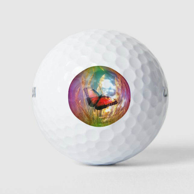 Pelotas De Golf Mariposa (Anverso)