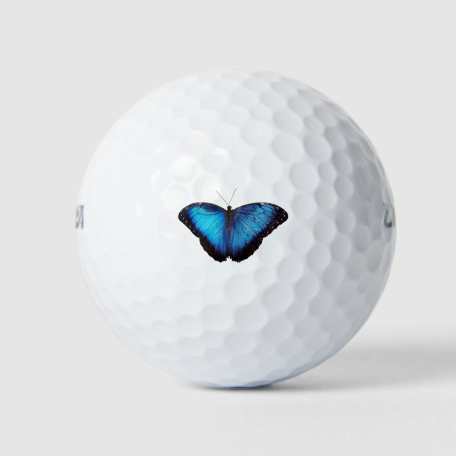 Pelotas De Golf Mariposa morfa azul (Anverso)