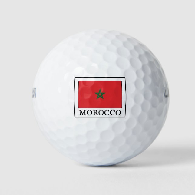 Pelotas De Golf Marruecos (Anverso)
