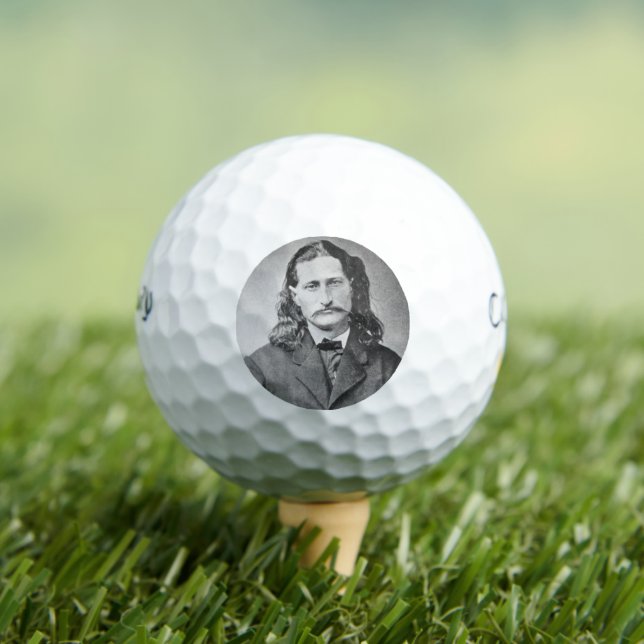 Pelotas De Golf Marshal Wild Bill Hickok Antiguo Cañero Occidental (Camiseta in situ)