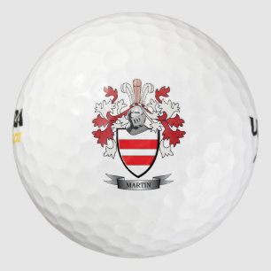 Pelotas De Golf Martin Coat of Arms
