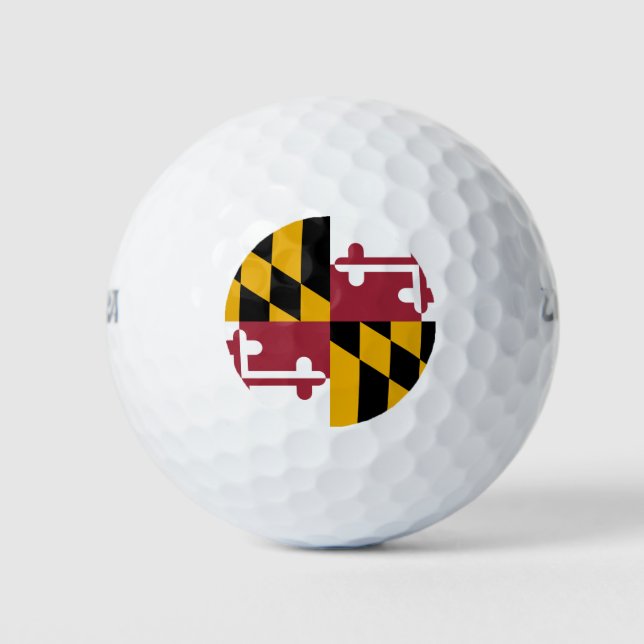 PELOTAS DE GOLF MARYLAND FLAG (Anverso)
