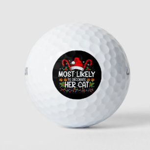 Pelotas De Golf Más Probable Que Decore a Su Familia de Gatos a Ju