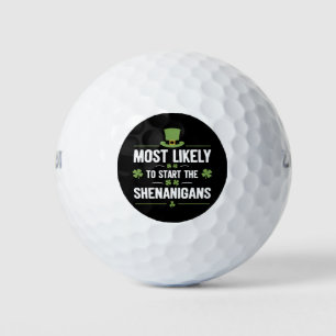 Pelotas De Golf Más Probable Que Inicie Las Travesuras St Patrick'