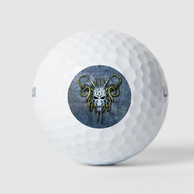 Pelotas De Golf Máscara de guerra de Alien (Anverso)