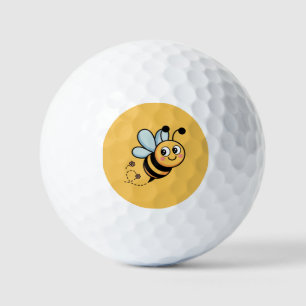 Pelotas De Golf Mascota de abeja infantil con rastro de puntos