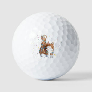 Pelotas De Golf Mascota de gato kitsch