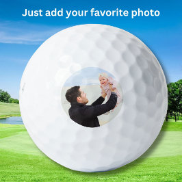 Pelotas De Golf Mascota o familia de Personalizado fotográfico per