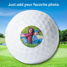 Pelotas De Golf Mascota o familia de Personalizado fotográfico per