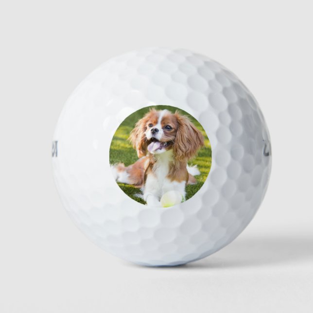 Pelotas De Golf Mascota personalizado Añadir su foto (Anverso)