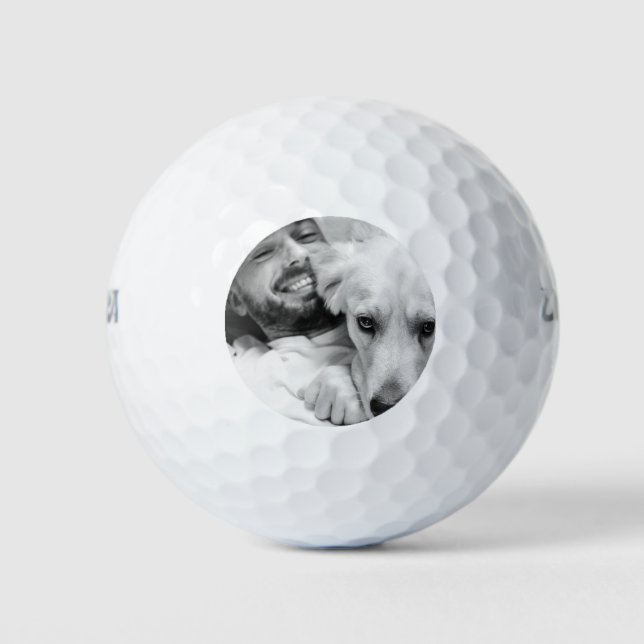Pelotas De Golf Mascota personalizado Foto (Anverso)