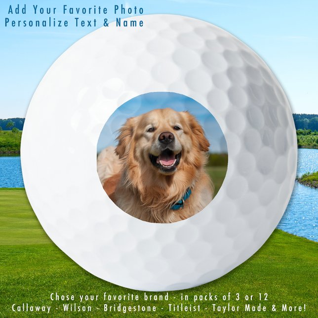 Pelotas De Golf Mascota personalizado Perro Gato Foto Moderna Pers (Subido por el creador)