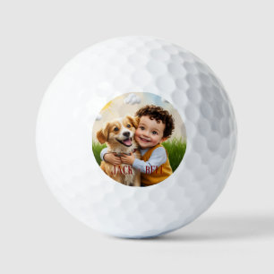 Pelotas De Golf Mascotas Personalizadas Niños Divertidos  Fiesta P