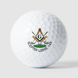 Pelotas de Golf Masónicas Personalizadas
