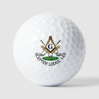 Pelotas de Golf Masónicas Personalizadas