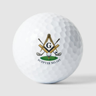 Pelotas de Golf Masónicas Personalizadas