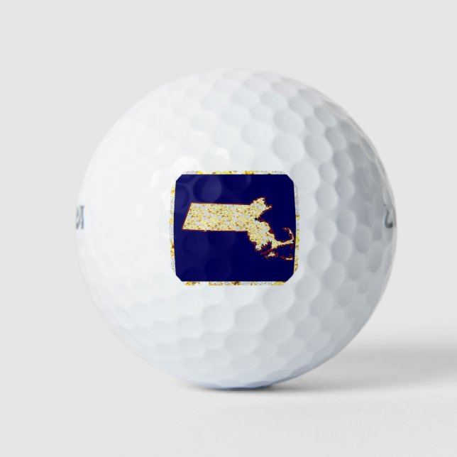 PELOTAS DE GOLF MASSACHUSETTS (Anverso)