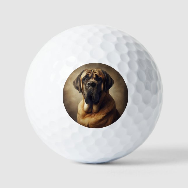 Pelotas De Golf Mastín (Anverso)