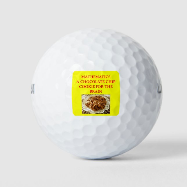 PELOTAS DE GOLF MATEMÁTICAS (Anverso)