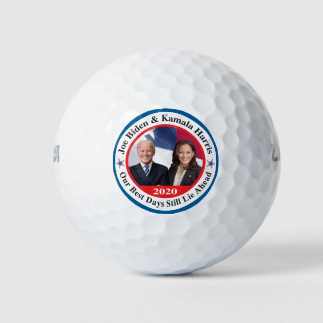 Pelotas De Golf material de harris de biden (Anverso)