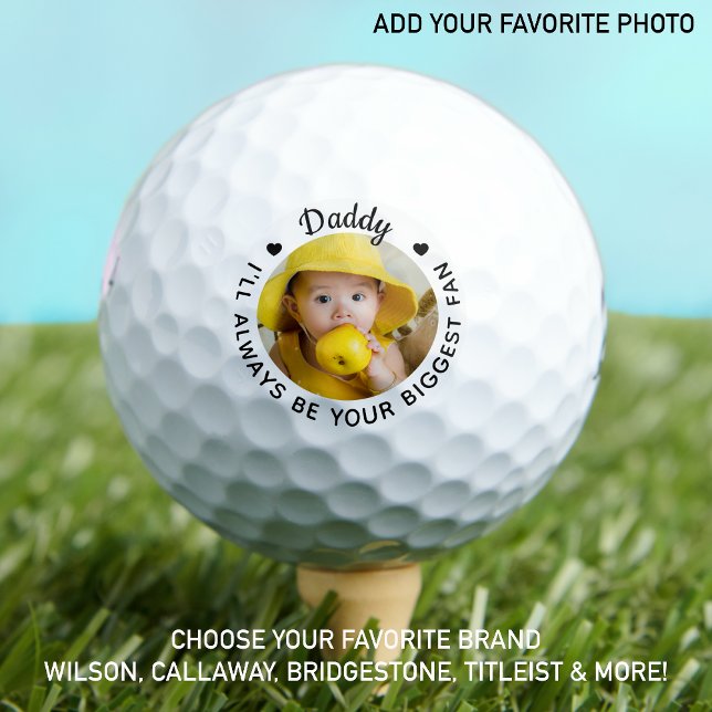 Pelotas De Golf Mayor fanático - DADDY - Foto personalizada de Gol (Subido por el creador)