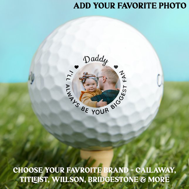 Pelotas De Golf Mayor fanático - DADDY - Llamada personalizada con (Subido por el creador)
