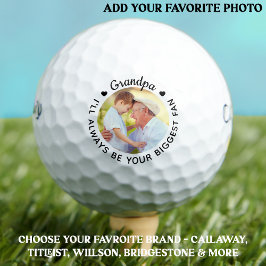 Pelotas De Golf Mayor fanático - GRANDPA - Foto personalizada de G