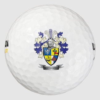 Pelotas De Golf McConnell Family Crest Coat of Arms