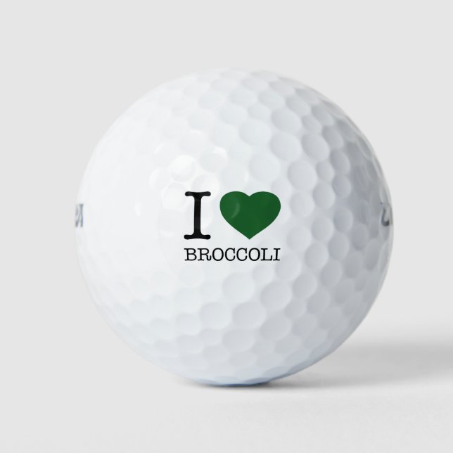PELOTAS DE GOLF ME ENCANTA BROCCOLI (Anverso)