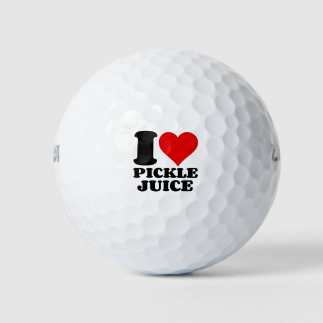 PELOTAS DE GOLF ME ENCANTA EL JUGO DE PICKLE (Anverso)