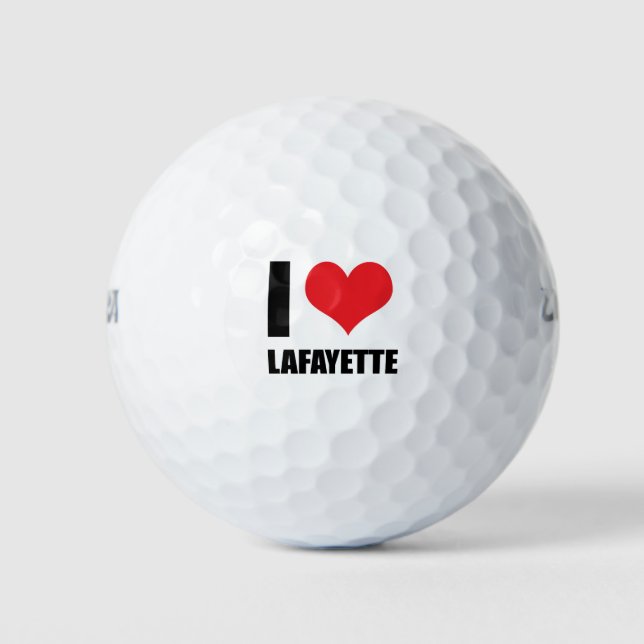 Pelotas De Golf Me encanta Lafayette (Anverso)