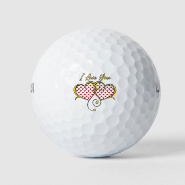 Pelotas De Golf Me encanta tu diseño (Anverso)