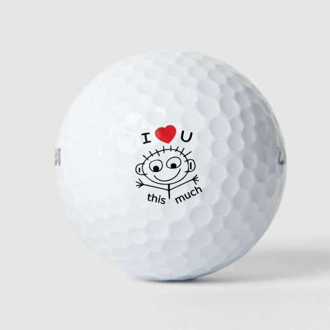 Pelotas De Golf Me Encanto De Pegar Figura (Anverso)