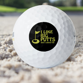 Pelotas De Golf Me Gusta El Humor De Golfing De Big Putts